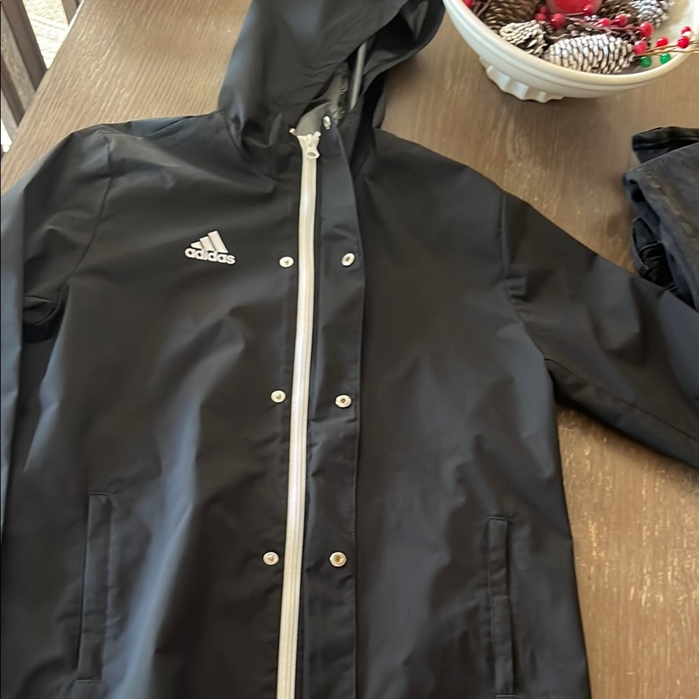Adidas Black Hooded Jacket